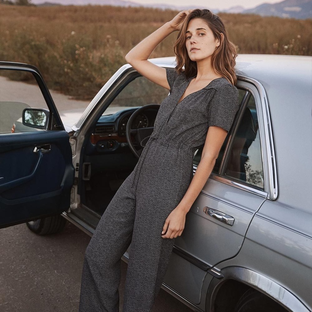 Christy Dawn Diana Jumpsuit - Black Dot NWT